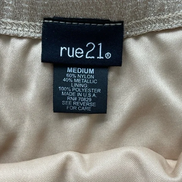 Rue 21 Women’s Sheer Glitter Boho Festival Dress Spring Summer Lightweight Party - Picture 3 of 3